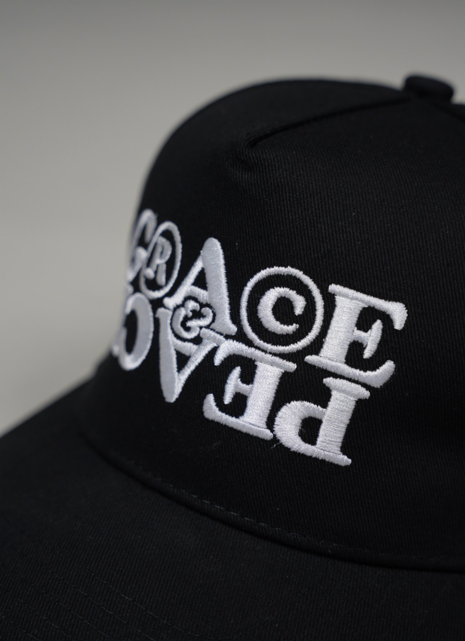 Grace & Peace Rights Logo Hat - Black