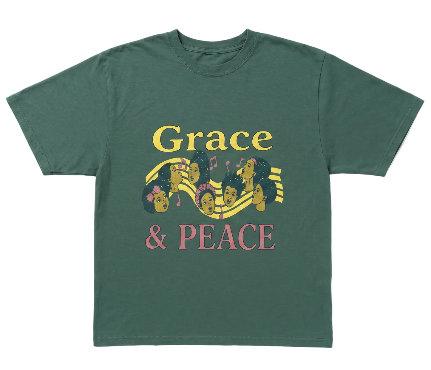 Grace & Peace Chorus Tee - Forest