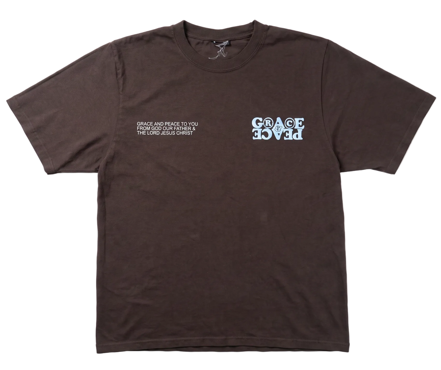 Grace & Peace Rights Logo Tee - Brown