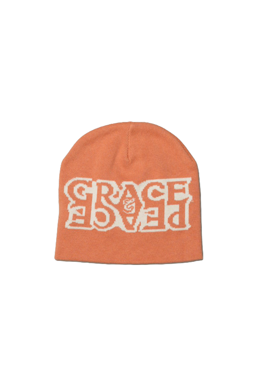 Grace & Peace Logo Beanie - Peach