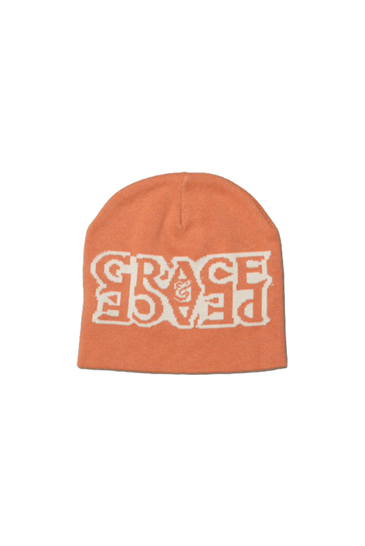 Grace & Peace Logo Beanie - Peach