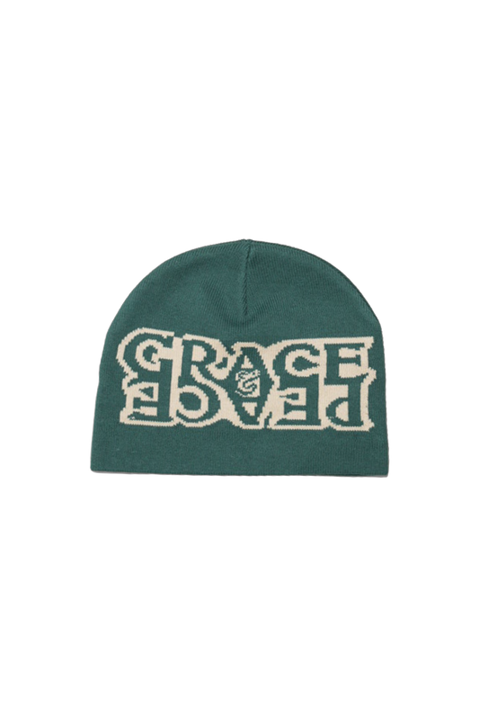Grace & Peace Logo Beanie - Green