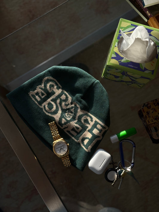 Green Beanie