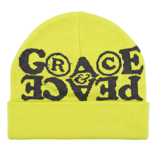 Grace & Peace Rights Logo Beanie - Neon