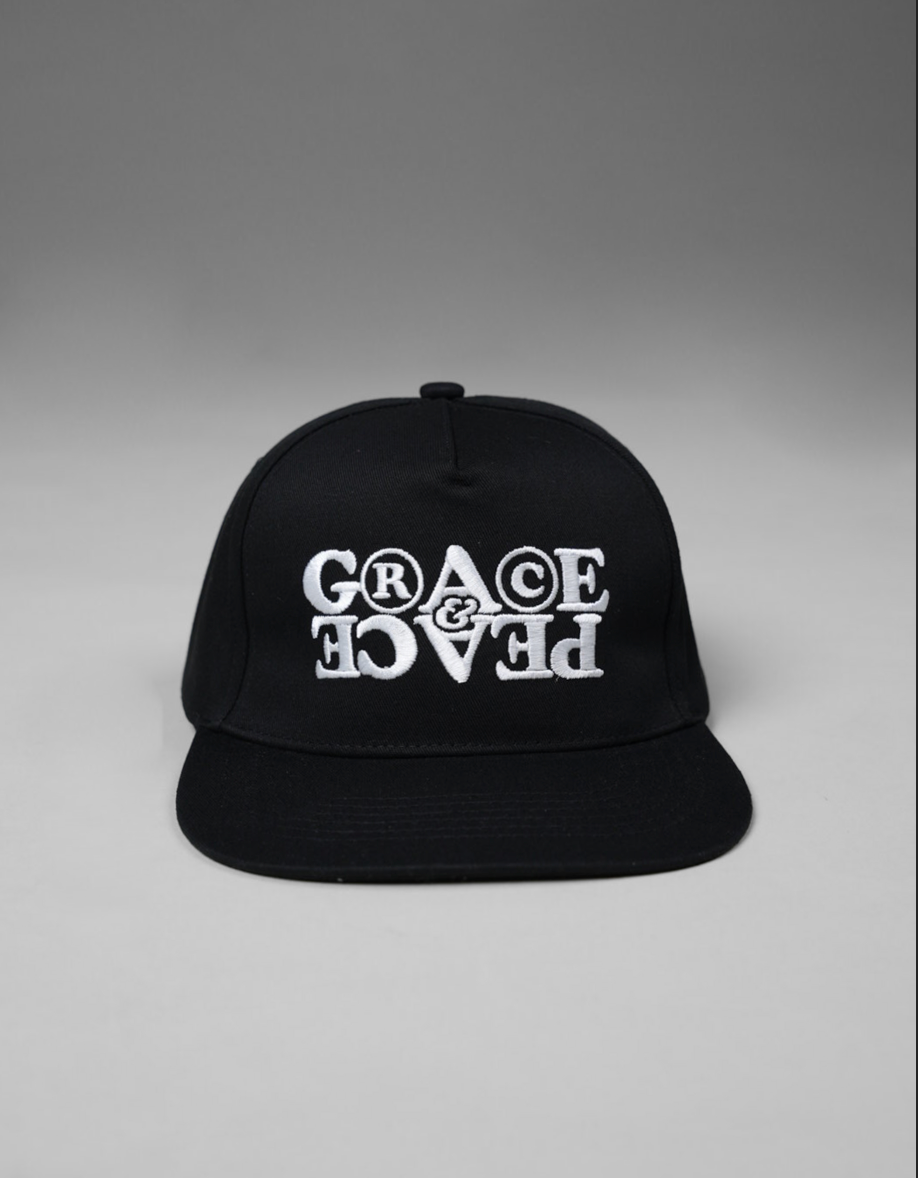 Grace & Peace Rights Logo Hat - Black