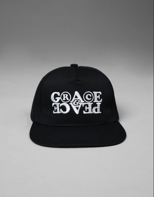 Grace & Peace Rights Logo Hat - Black